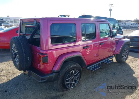 2024 Jeep Wrangler 4-Door Sahara 4X4 from USA, damaged, VIN 1C4PJXEG6RW320461